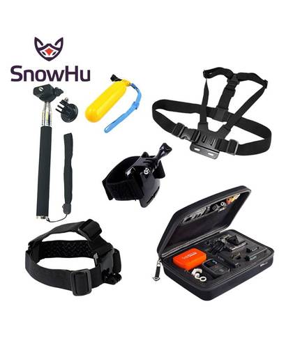 MyXL SnowHu voor Gopro Accessoires set Kit Pols Riem Monopod Drijvende Bobber Doos voor gopro camera hero 6 5 5 S 4 3 + 2 Sj CAM Y35