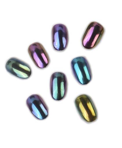 MyXL GEBOREN PRETTY 12 stks/set Stralende Chameleon Spiegel Glitter Poeder Rood UV Gel Gorgeous Nail Art Chrome Pigment Kit
