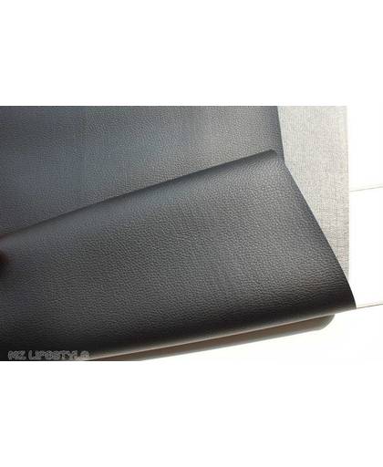 MyXL Buulqo 50x138 cm Zwart PVC leer Kunstleer Stof voor Naaien, kunstleer voor DIY tas materiaal 0.6mm