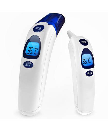 MyXL Healthsweet Digitale Infrarood Baby Thermometer Gun Non-contact Oor en Voorhoofd Lichaamstemperatuur Volwassen Medische Koorts Thermometer