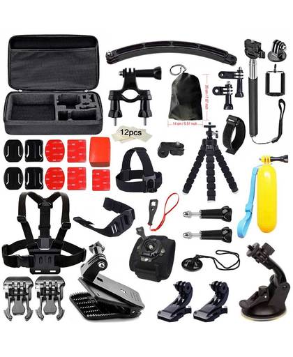 MyXL Accessoires Kit voor Gopro Hero 5 Set voor Yi 4 K Camera Borst Head Mount Strap voor Go Pro Drijvende Selfie stok Voor Eken SJCAM