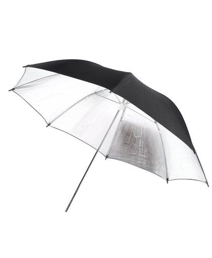 MyXL Top Deals 102 cm/40 inch studio Foto Strobe flitslicht reflector Zwart Zilver zachte paraplu
