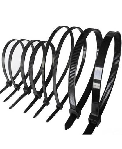 MyXL Wire zip tie 250 Stks/pak 3*250mm breedte 2.8mm zwarte kleur Fabriek Standaard zelfsluitende Plastic nylon kabelbinders