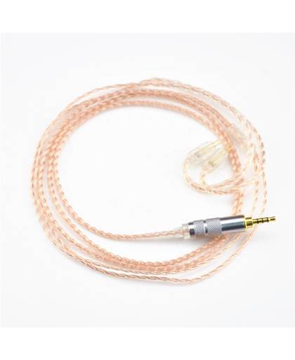 MyXL 2.5mm KZ ZS3 ZS5 Kabel 2pin Verzilverd en koperen Kabel Oortelefoon Upgrade Kabel voor KZ oortelefoon KZ ZS3 ZS5