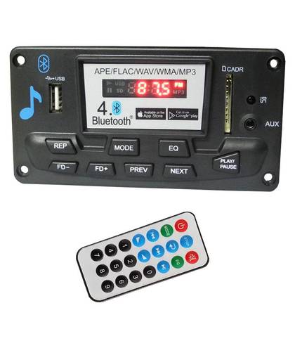 MyXL Digitale LED Bluetooth 4.0 APE FLAC WAV WMA MP3 Decoder Board Smart Control Met Opname 12 V Audio Decoder Board Decoders