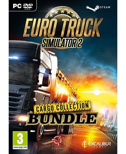 Euro Truck Simulator 2 + Cargo Collection (High Power, Heavy Cargo, Special Transport, Wheel Turning Cabin Accessories) (Code i