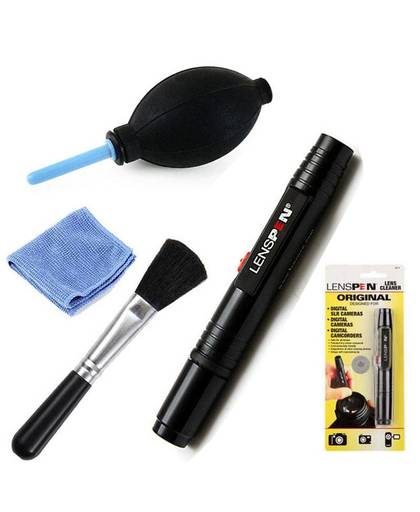 MyXL 4in1 Stof Cleaner LENSPEN Lens Cleaning Pen Brush Luchtblazer Doekjes kit voor voor canon nikon sony pentax dslr slr camera filters