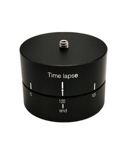 MyXL 360 graden Roterende Timelapse 2 Uur 120 minuut Stabilisator Statief Adapter voor Canon Nikon DSLR GoPro Hero 5 4 3 + 3 Action Camera