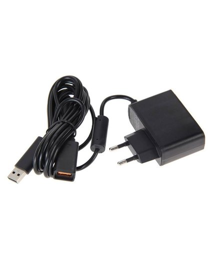 MyXL 1 Stks EU Plug USB AC Power Charger Adapter voor Xbox 360 XBOX360 Kinect Sensor Zwart   MyXL