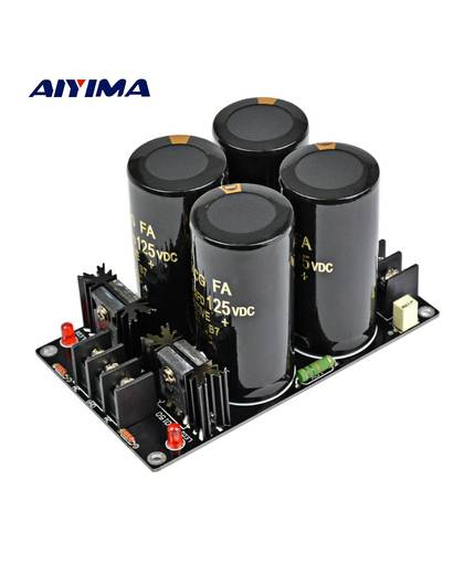 MyXL Aiyima 120A Versterker Gelijkrichter Filter Supply Power Board Hoge Power Schottky Gelijkrichter Filter Voedingsprint 10000 uf 125 V