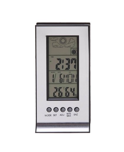 MyXL Thermometer Hygrometer Weerstation Vochtigheid en Temperatuur Monitor Cl Draadloze Thermometer Wekker Temperatuur Tesster