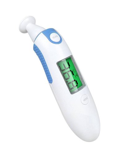 MyXL ELARA LCD Digitale Infrarood Thermometer Voorhoofd Oor Kamer multifunctionele Temperatuur Monitor Voor baby Volwassenen Thermometer