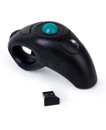 MyXL Draadloze 2.4G Air Mouse Handheld Trackball Muis Duim-Gecontroleerde Handheld Trackball Muizen   RV77