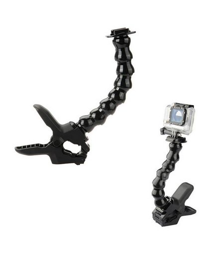 MyXL Jaws Flex Klemflens en Verstelbare Hals voor GoPro Accessoires of Camera Hero1/2/3/3 +/4 sj4000/5000/6000
