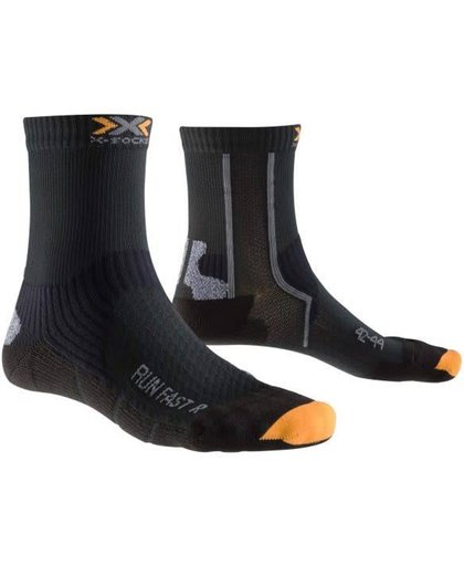 x socks X-Socks - Run Fast - Zwart - Hardloopsokken - Maat 35-38