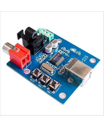MyXL PCM2704 USB DAC naar S/PDIF Geluidskaart Decoder Board 3.5mm Analoge Uitgang F/PC board