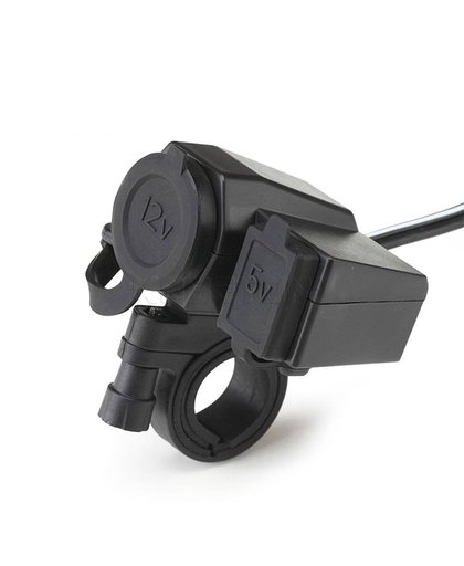 MyXL Kebidu Stopcontact Usb voor Motorrijwiel 12 V Sigarettenaansteker 5 V USB Power Poort Adapter Outlet Charger Goede kwaliteit   kebidu