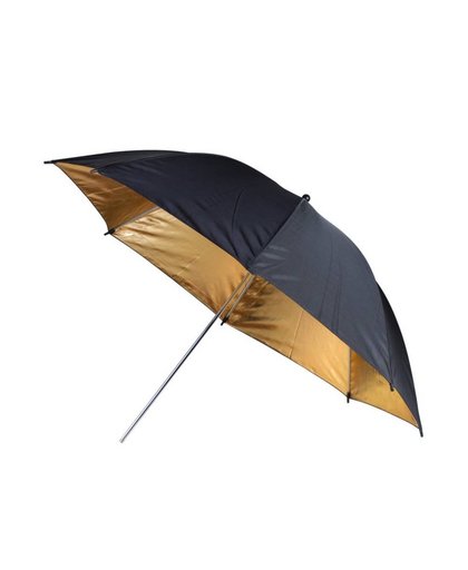 MyXL Doorschijnende Paraplu Reflecterende Paraplu Reflector Flash Speedlight Speedlite Fotografie Fotostudio Kit Zwart een Gouden Cover