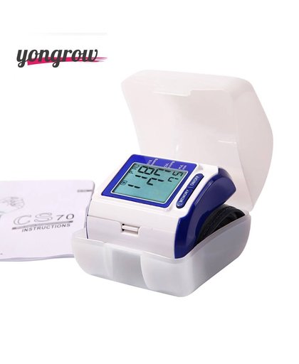 MyXL Yongrow Pols Bloeddrukmeter Bloeddrukmeter Tonometer bp Monitor Bloeddrukmeter Bloeddrukmeter