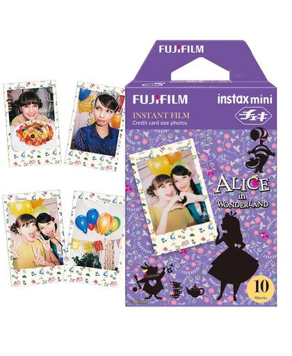 MyXL Echt Fujifilm Fuji Instax Mini Film 10 Shots Alice in Wonderland Frame foto voor Mini 7 s 8 9 25 50 s 90 Camera Delen SP-1 SP-2