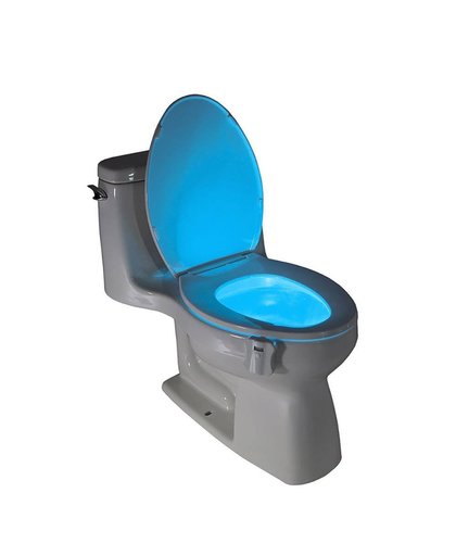 MyXL Led wc licht sensor motion activated glow toiletpot licht toiletbril nachtlampje binnenkant badkamer washroom 8 kleurverandering