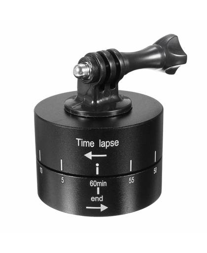 MyXL 1 st Draaibare Statief Time Lapse Stabilisator Statief Adapter voor Gopro Sport Camera Mobilephone 360 Graden 60/120 Minuten