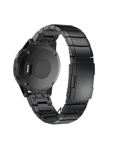 MyXL COMLYO Luxe 20mm Gemakkelijk Fit polsband voor Garmin Fenix 5 S horloge band band rvs GPS Quick Installeren bands riem