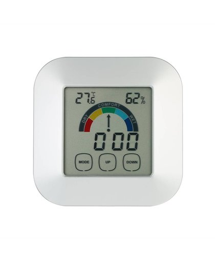MyXL Touchscreen LCD Digitale Infrarood Thermometer Indoor Thermometer Monitor Hygrometer Wekker Comfort Niveau Display Home Office