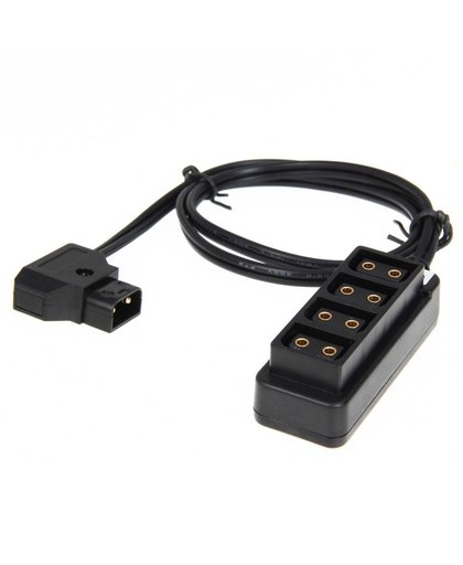 MyXL 60 cm Kabel Draadloze Ontvangers voor Camera Batterij Accessoires Man D-Tap B Type Power Tap naar 4 Vrouwelijke D-Tap P-Tap Hub Adapter