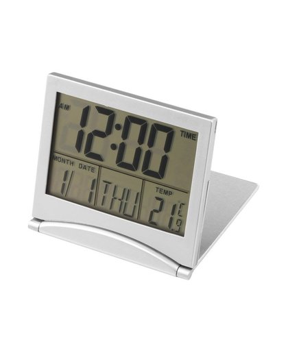 MyXL Bureau Digitale LCD Thermometer Kalender Klok flexibele Cover Thuis Bureau Wekker