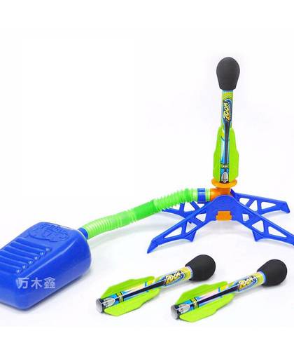 MyXL Kinderen Kids Outdoor Speelgoed Vakantie Fun Sport Play Zing Zoom Rocketz BUBBLE ROCKET Set Jump Jet Launcher Kousvuller speelgoed