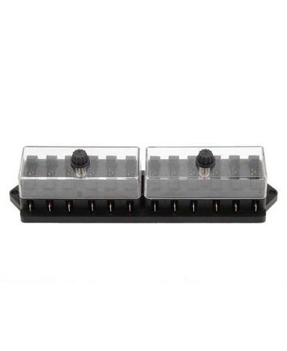 MyXL WSFS12-channels zekeringen box zekeringhouder voor auto zekering platte plastic 12 V
