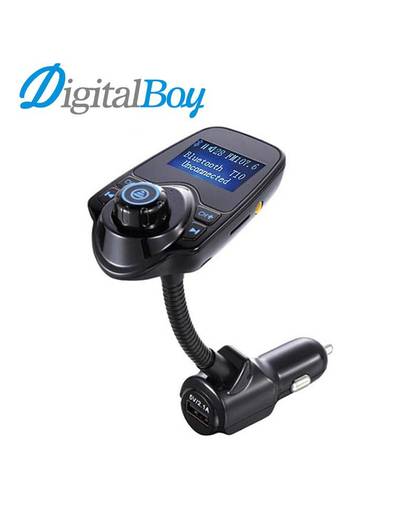 MyXL Digitalboy Handsfree FM Transmitter Car MP3 Player Kit Wireless Bluetooth Music Player LCD Display USB for iPhone Samsung