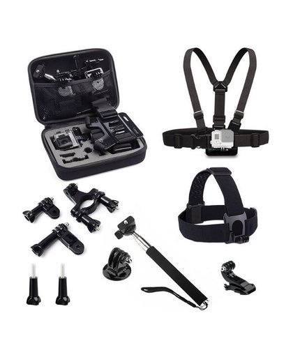 MyXL 11-in-1 Combinatie Pack Accessoires Kit Compatibel voor Sport Camera Gaan Pro SJCAM SJ4000 SJ5000 M20 SJ6 Legend SJ7 Ster