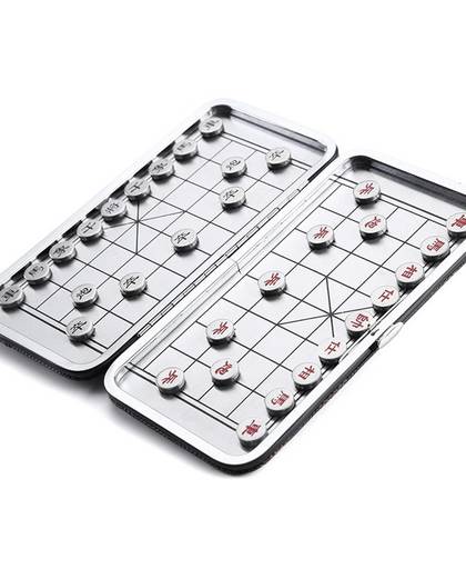 MyXL Zakformaat magnetische schaken doos reizen knop magneet schaken rvs metalen schaakstuk makkelijk souvenirs