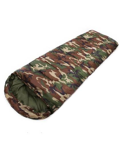MyXL JHO-Katoen Camping slaapzak 15 ~ 5 graden envelop stijl camouflage Multifuntional Outdoor Slaapzak Reizen Warm Houden LazyBag
