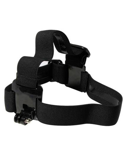 MyXL Elastische Verstelbare Hoofdband Hoofd Mount Riem voor Camera Accessoires Black Edition
