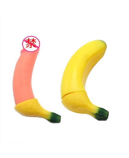 MyXL 18 cm Banaan Penis Tricky toys Funny Gags Trick Jokes Nieuwigheid Temperament en rente banaan Fun Verbaasd pranks