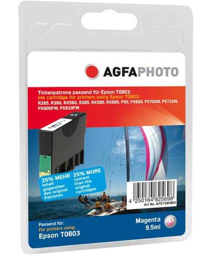 agfaphoto Origineel Agfa Photo inktpatroon magenta APET080MD Agfa Photo
