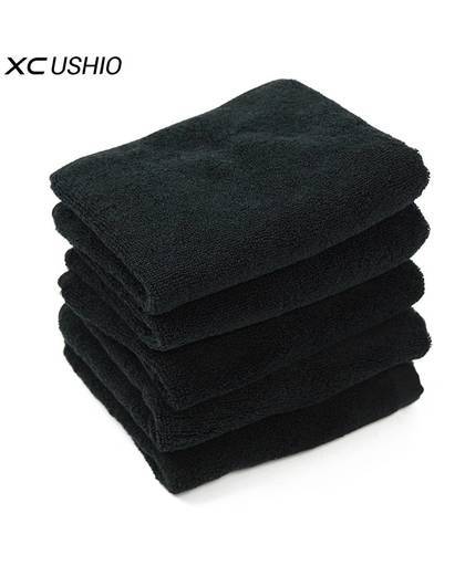 MyXL XC USHIOStijl 5 stks/set 100% Katoen Zwart 34*70 cm Gezicht handdoek Toalla De Cara Serviette De Visage Facies Linteum Handdoek Set
