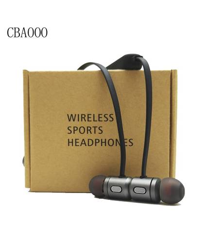MyXL CBAOOO Sport Draadloze Bluetooth Oortelefoon Headset Magnetische Bluetooth 4.2 Stereo Oordopjes Oortelefoon Met Microfoon Voor Telefoon auriculares