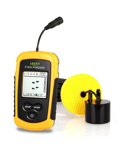 MyXL LuckyPortable Fishfinder Sonar Sirene Alarm Transducer Fishfinder 0.7-100 m vissen echolood FF1108-1 fishfinder