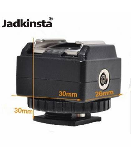 MyXL JadkinstaFlitsschoen Adapter voor Canon Camera Converteren voor Nikon Flash PC Socket C-N2