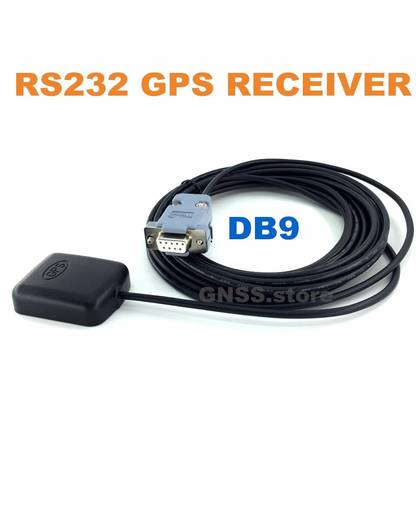 MyXL RS232 DB9 vrouwelijke connector RS-232 GPS ontvanger, waterdicht, UBLOX 6010 Dual GPS Antenne ontvanger module