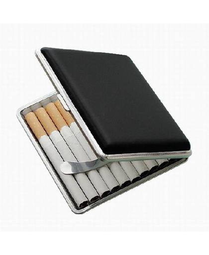 MyXL Zwart Tabak Sigaret Case Pocket Box Pouch Holder Container 20 stks Roken Sigaretten