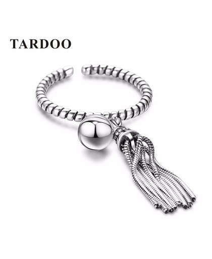 MyXL TARDOO Real 925 Sterling Zilveren Ringen voor Vrouwen Verklaring Manchet Verstelbare Ring Sterling-Zilver-Sieraden voor Nieuwjaar