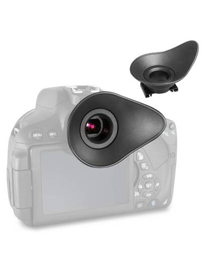 MyXL JJC View Finder voor Nikon D3400 D5500 D3300 D3200 D750 D610 D5200 D7100 D7200 D5300 Oogschelp Oculair Als DK-20 21 23 24 DK-25