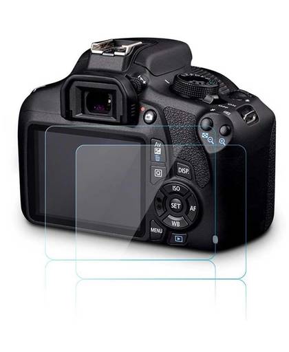MyXL PCTC 2 stks 0.3mm Voor Canon 1300D HD anti-kras vingerafdruk gehard glas screen beschermfolie