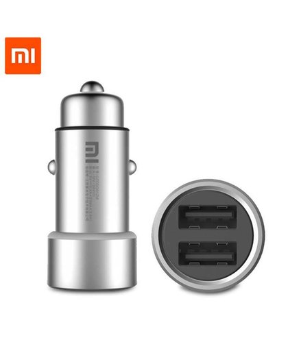 MyXL 100% Originele Xiaomi Autolader 2-in-1 Dual USB Auto-Oplader Snelle Opladen Quick Charge Competiable met Meest Telefoons Tablet PC