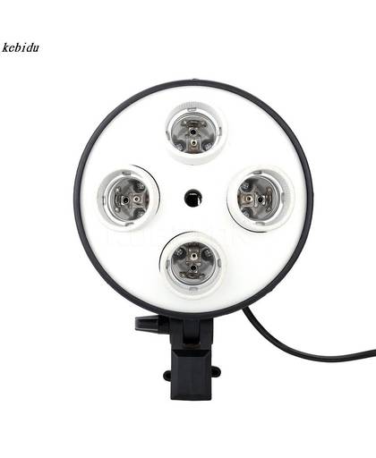MyXL Kebidu 4 in 1 E27 Photo Studio Lamp Holder Base Socket fotografie Licht Houder video licht Lamp Adapter voor Fotostudio